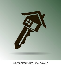 house key vector icon