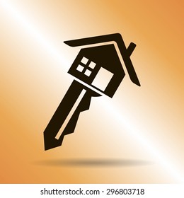 house key vector icon