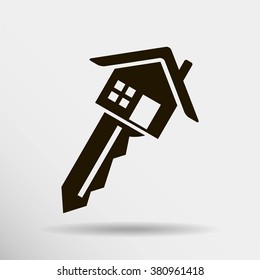 House Key Vector Icon