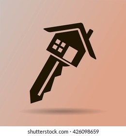 house key vector icon