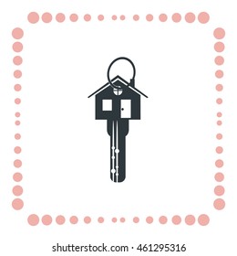 House key, vector icon
