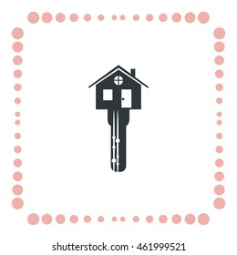 House key, vector icon