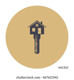 House key, vector icon
