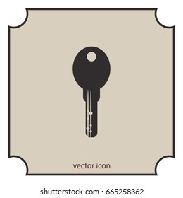 House key, vector icon