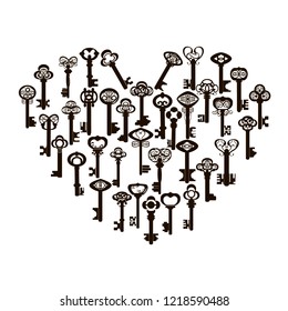 house key vector icon on the white background