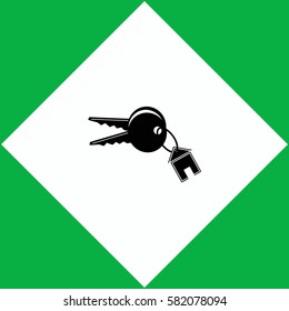 House keys  icon Vector design.