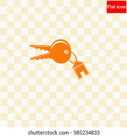 House keys  icon Vector design.