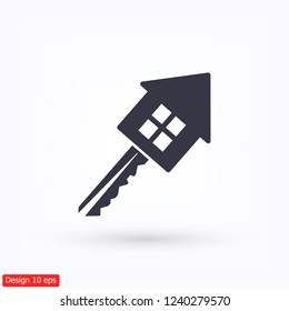 house keys icon. Vector  Eps 10