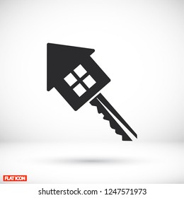 house keys icon. Vector  Eps 10