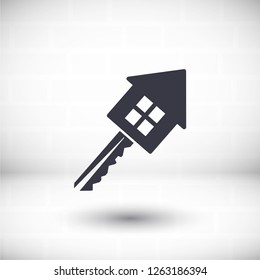 house keys icon. Vector  Eps 10