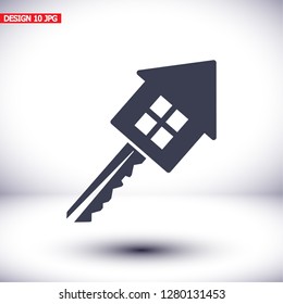 house keys icon. Vector  Eps 10