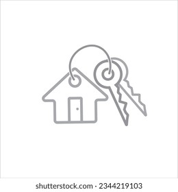 Symbol für Hausschlüssel Vektorgrafik-Symbol