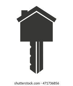 house keys isolated icon vector illustration design