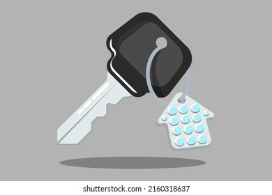 House keys Vector Graphic Illustration Art Design 