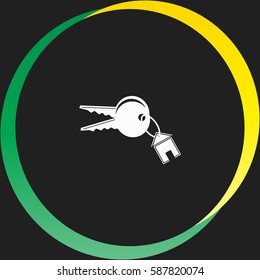 House keys vector  icon