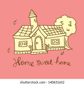 house kid's illustration