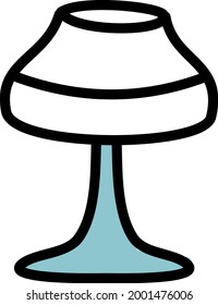 House lamp, illustration, on a white background.