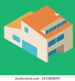 House Laundry room house angle vector