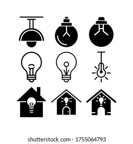 House Lighting icon or logo isolated sign symbol vector illustration - Collection of high quality black style vector icons
