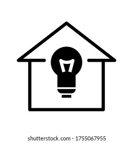 House Lighting icon or logo isolated sign symbol vector illustration - high quality black style vector icons
