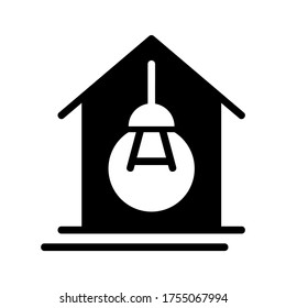 House Lighting icon or logo isolated sign symbol vector illustration - high quality black style vector icons

