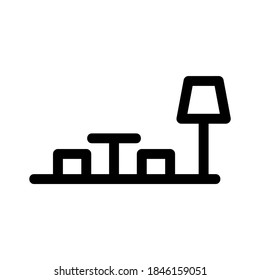 house lighting icon or logo isolated sign symbol vector illustration - high quality black style vector icons
