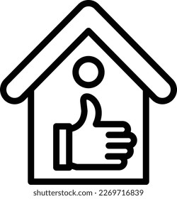 House Like Vector Icon Design Illustration