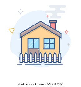 House Line Icon