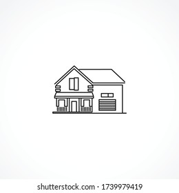 house line icon. home isolated line icon