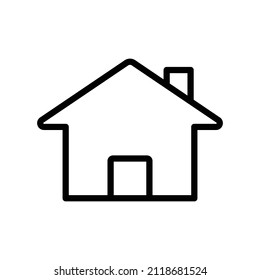 Icono de la línea de la casa. diseño simple editable. vector de plantilla de diseño