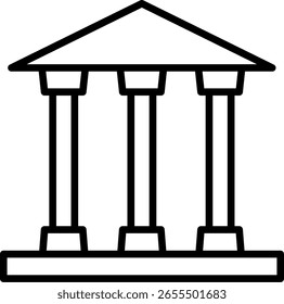 Diseño de Vector de icono de línea de casa