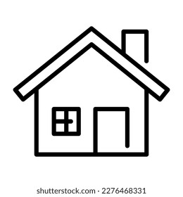 House line icon. vector illustration.