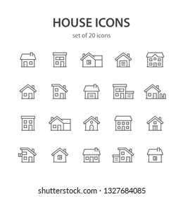 House line icons.