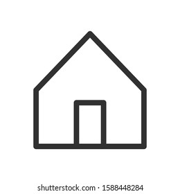 House , linear icon. Editable stroke