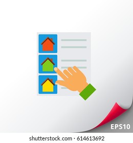 House list select icon