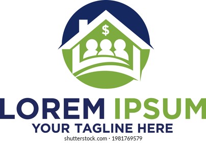 House Listing, sell or buy property logo