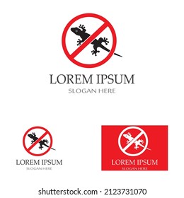 house lizard or gecko logo, with vector logo design. 