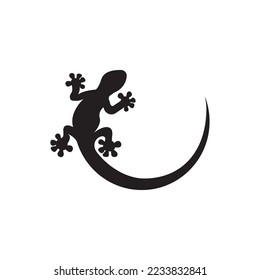 house lizard vector icon illustration simple design