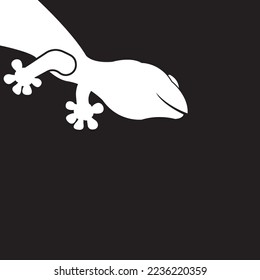 diseño simple del vector del lagarto de la casa