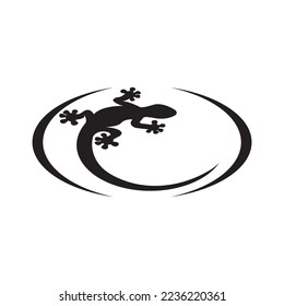 house lizard vector icon illustration simple design