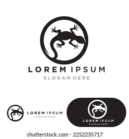 House lizard vector print template