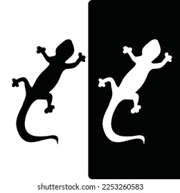 House lizard vector print template