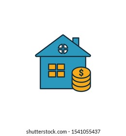House Loan icon. Simple element from personal finance icons collection. Creative House Loan icon ui, ux, apps, software and infographics.