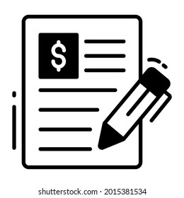 house loan  trendy icon, glyph style isolated on white background. Symbol for your web site design, logo, app, UI.