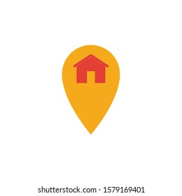 House Location icon. Simple element from real estate icons collection. Creative House Location icon ui, ux, apps, software and infographics.