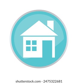 house location icon vector illustration