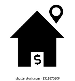 house location vector icon