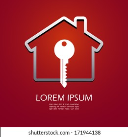House lock icon