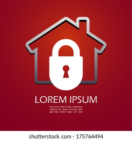 House lock icon