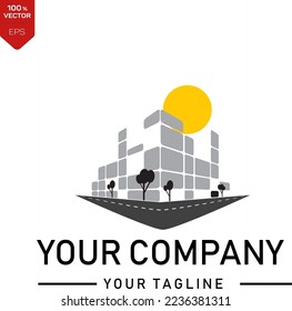 logotipo de la casa 100% vectorial disng